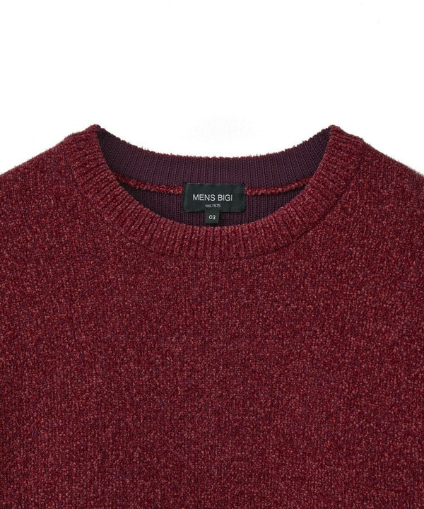 メランジ調モールニット 詳細画像 9