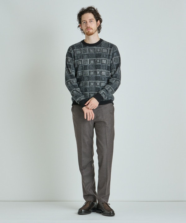 リンクスジャカード クルーネックニット 詳細画像 10