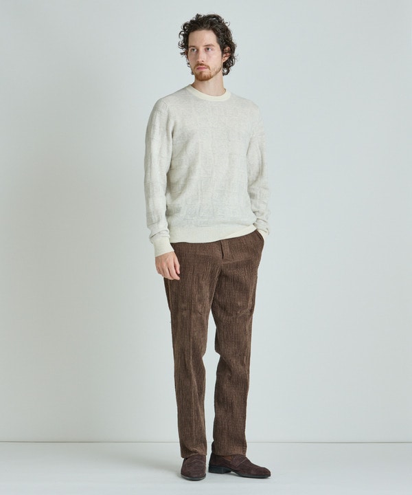 リンクスジャカード クルーネックニット 詳細画像 8