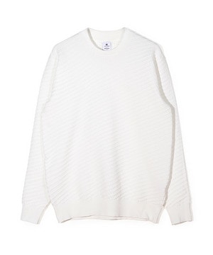 【COLE HAAN/コール ハーン】別注ブリスタージャガードハイゲージニットTEE<マシンウォッシャブル>