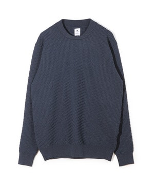 【COLE HAAN/コール ハーン】別注ブリスタージャガードハイゲージニットTEE<マシンウォッシャブル>