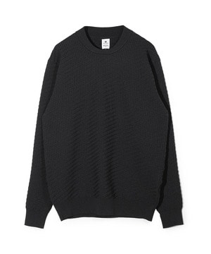 【COLE HAAN/コール ハーン】別注ブリスタージャガードハイゲージニットTEE<マシンウォッシャブル>