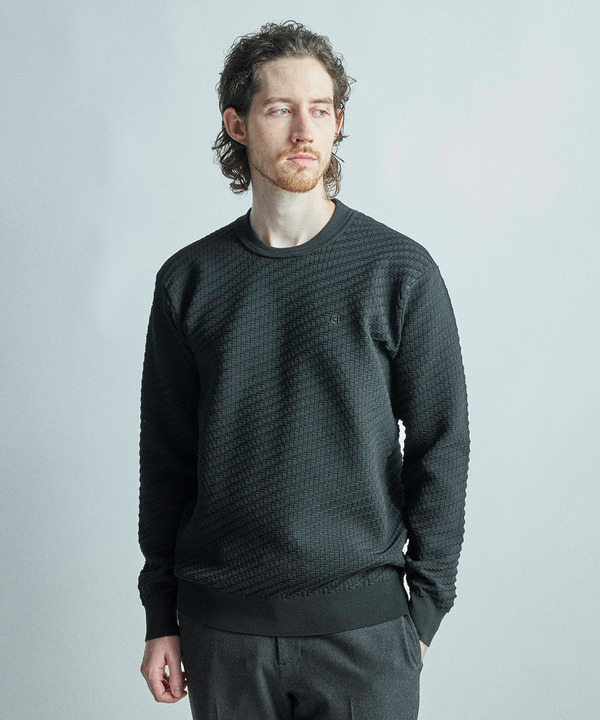 【COLE HAAN/コール ハーン】別注ブリスタージャガードハイゲージニットTEE＜マシンウォッシャブル＞ 詳細画像 14