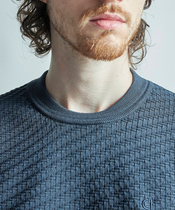【COLE HAAN/コール ハーン】別注ブリスタージャガードハイゲージニットTEE＜マシンウォッシャブル＞ 詳細画像 16