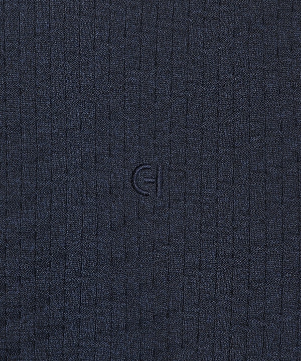 【COLE HAAN/コール ハーン】別注ブリスタージャガードハイゲージニットTEE<マシンウォッシャブル> 詳細画像 2