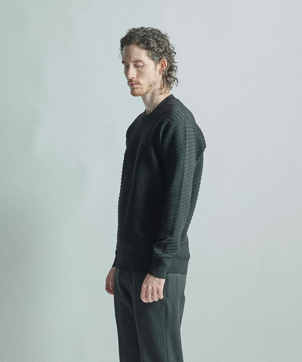 【COLE HAAN/コール ハーン】別注ブリスタージャガードハイゲージニットTEE＜マシンウォッシャブル＞ 詳細画像 22