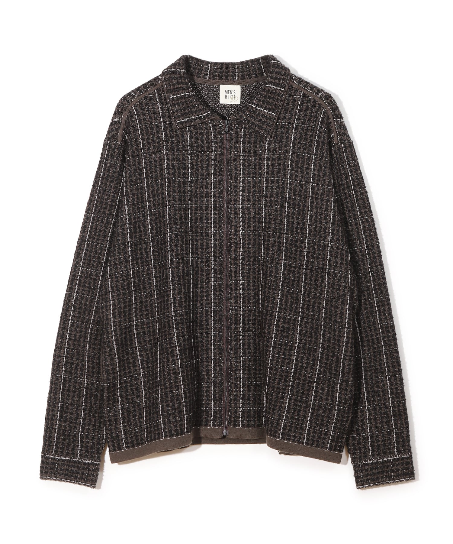 ツイードチェック ニットブルゾン｜メンズファッション通販 MEN'S BIGI