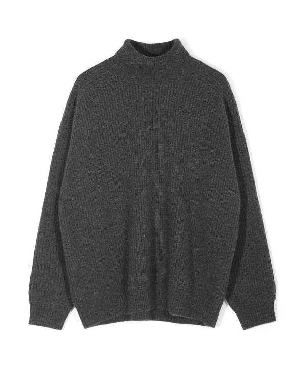 【50th Anniv . 菊池武夫】5G TURTLENECK KNIT 詳細画像 チャコールグレー 1