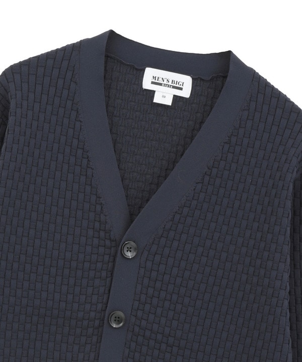 12Gブリスター柄カーディガン 詳細画像 1