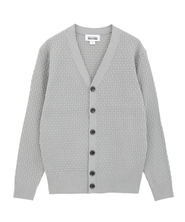 12Gブリスター柄カーディガン 詳細画像 ライトグレー 1