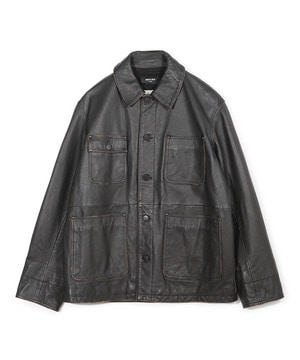 【JAGROSE/ジャグロース】別注ラムレザーカバーオール