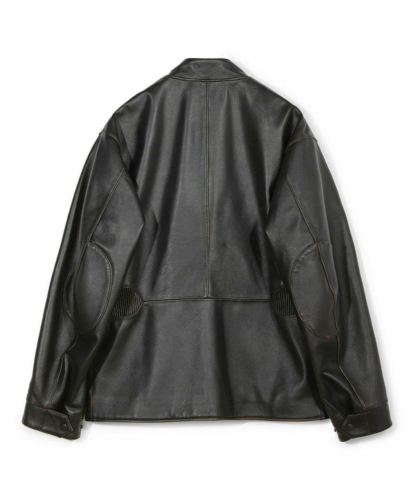 【50th Anniv . 菊池武夫】AGED SHEEPSKIN LEATHER JACKET  詳細画像 18
