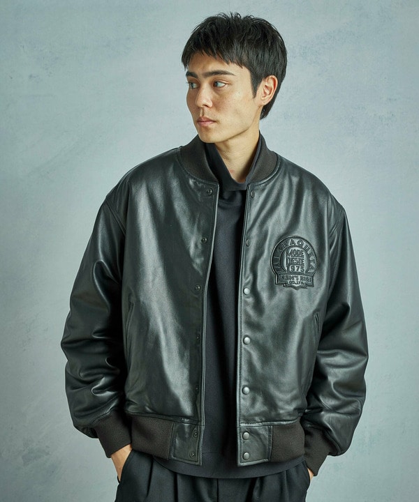 【50th Anniv . 中田 慎介】 SHEEP LEATHER STADIUM JAMPER 詳細画像 15