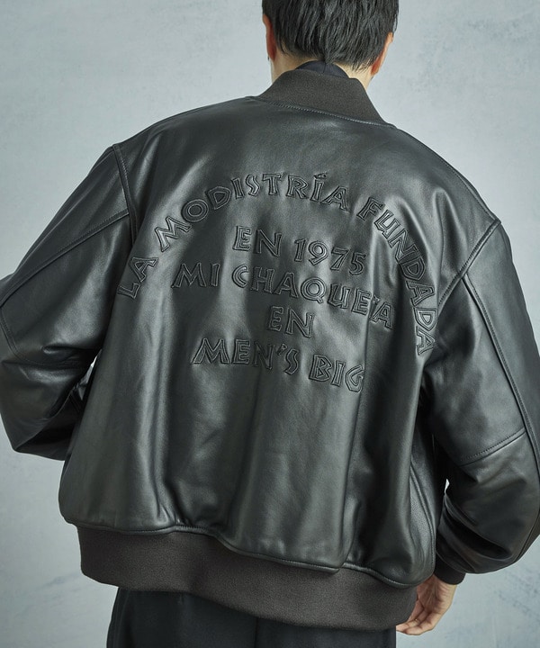 【50th Anniv . 中田 慎介】 SHEEP LEATHER STADIUM JAMPER 詳細画像 16
