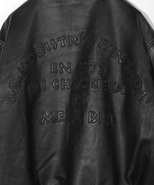 【50th Anniv . 中田 慎介】 SHEEP LEATHER STADIUM JAMPER 詳細画像 2