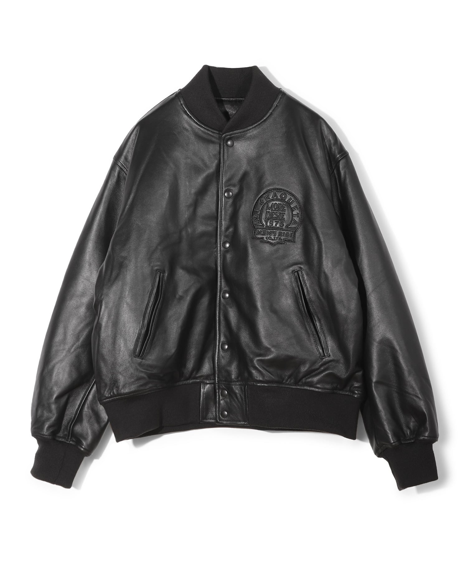 50th Anniv . 中田 慎介】 SHEEP LEATHER STADIUM JAMPER