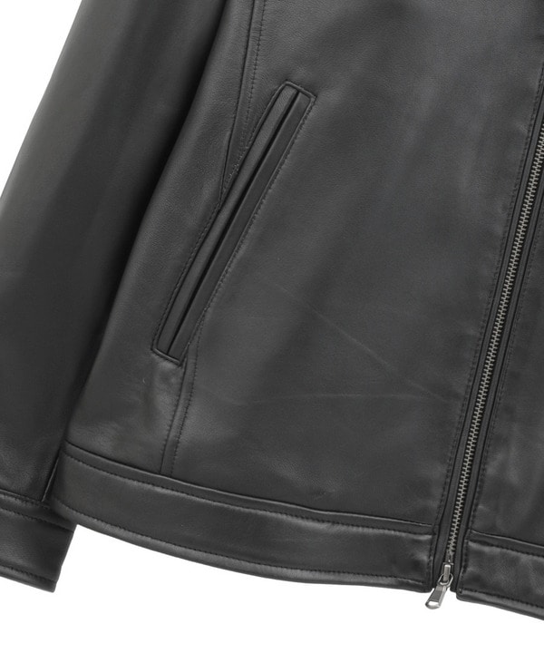 スタンドカラーシングルライダース 詳細画像 3