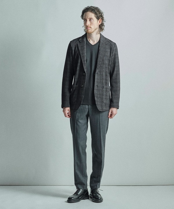 【ACTIVE TAILOR/アクティブテイラー】シルケットスムースVネック長袖Tシャツ 詳細画像 18
