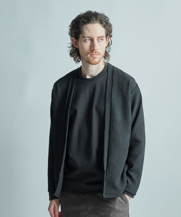 【ACTIVE TAILOR/アクティブテイラー】シルケットスムースクルーネック長袖Tシャツ 詳細画像 17