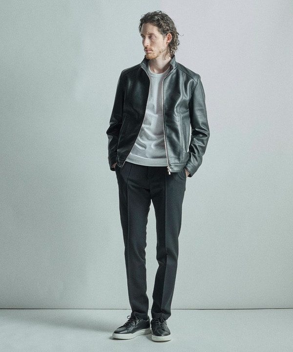 【ACTIVE TAILOR/アクティブテイラー】シルケットスムースクルーネック長袖Tシャツ 詳細画像 19
