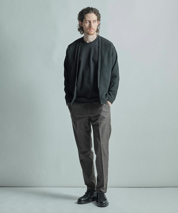 【ACTIVE TAILOR/アクティブテイラー】シルケットスムースクルーネック長袖Tシャツ 詳細画像 23