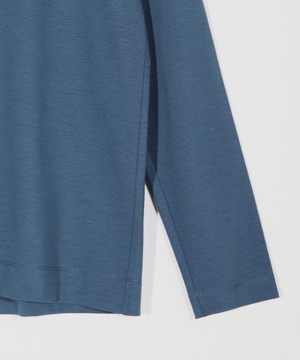 【ACTIVE TAILOR/アクティブテイラー】シルケットスムースクルーネック長袖Tシャツ 詳細画像 3