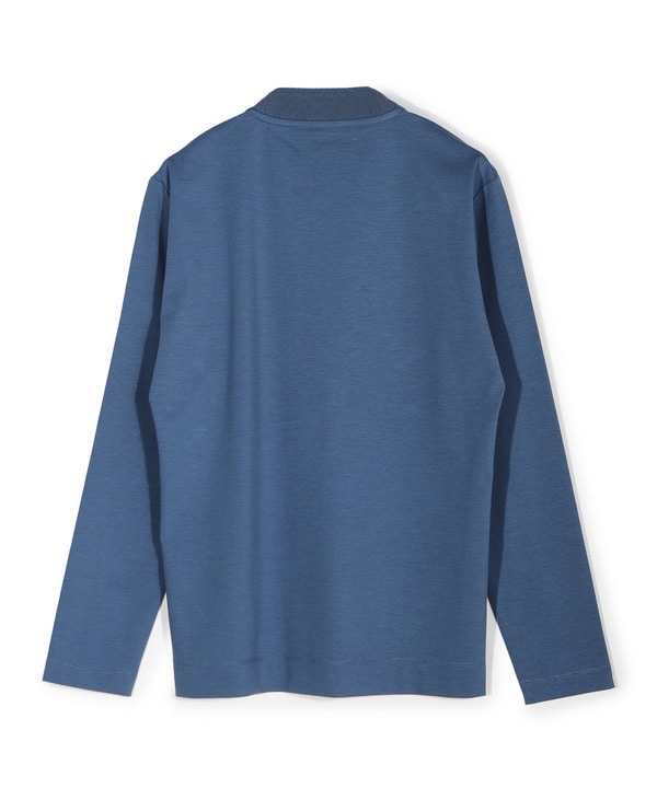 【ACTIVE TAILOR/アクティブテイラー】シルケットスムースクルーネック長袖Tシャツ 詳細画像 4