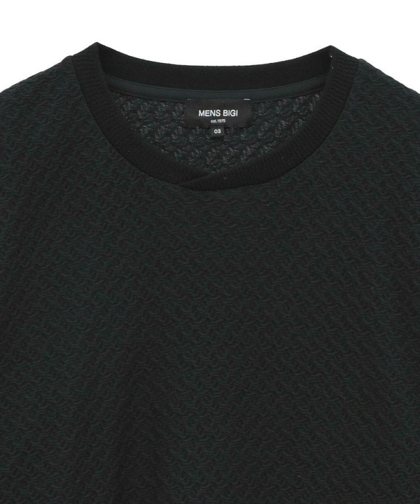 シャーリングジャカードロングスリーブTシャツ 詳細画像 11