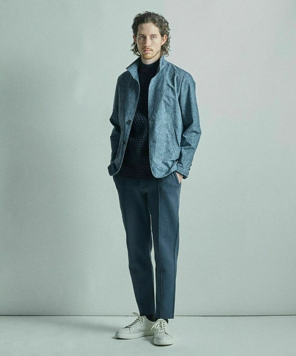 ニットコンビ モックネック長袖Tシャツ 詳細画像 10