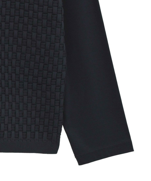 ニットコンビ モックネック長袖Tシャツ 詳細画像 12