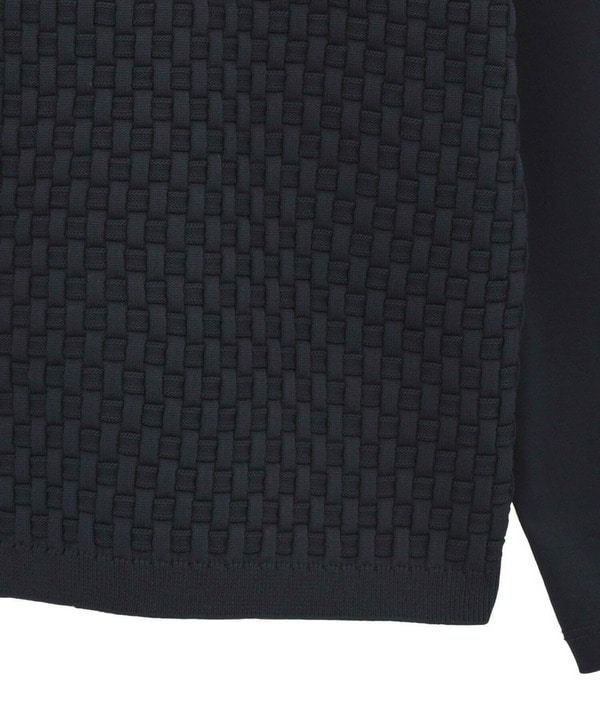 ニットコンビ モックネック長袖Tシャツ 詳細画像 13