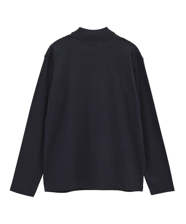 ニットコンビ モックネック長袖Tシャツ 詳細画像 14