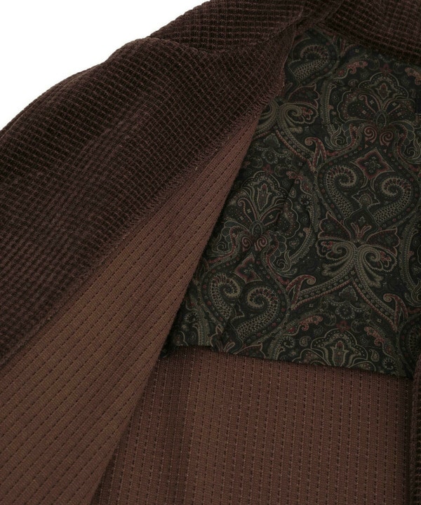 ベロア調コールワッフル カバーオールジャケット 詳細画像 14