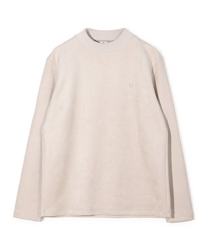 【COLE HAAN/コール ハーン】別注スエードタッチモックネックロングTシャツ