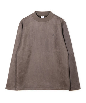 【COLE HAAN/コール ハーン】別注スエードタッチモックネックロングTシャツ