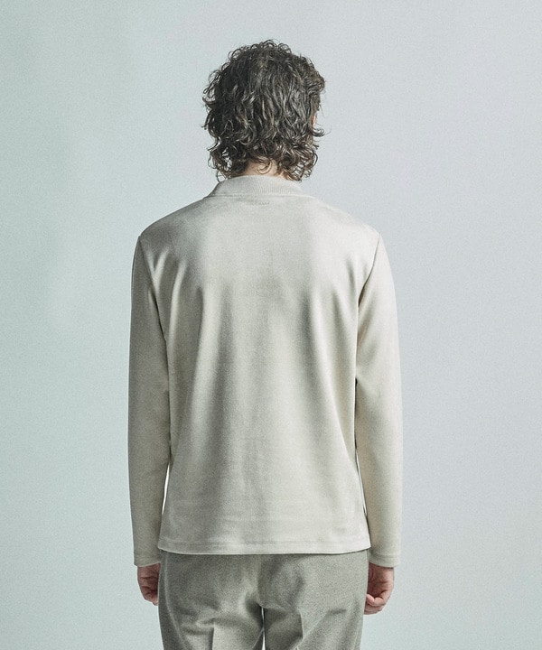 【COLE HAAN/コール ハーン】別注スエードタッチモックネックロングTシャツ 詳細画像 13