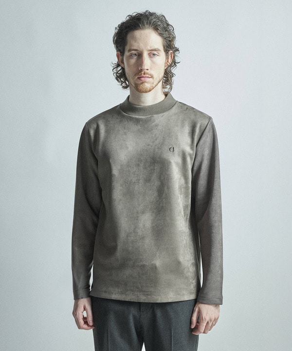 【COLE HAAN/コール ハーン】別注スエードタッチモックネックロングTシャツ 詳細画像 14