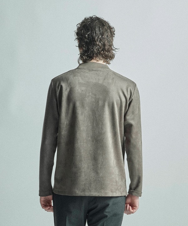 【COLE HAAN/コール ハーン】別注スエードタッチモックネックロングTシャツ 詳細画像 16