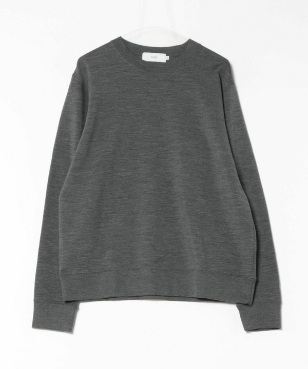 マウントブレスウール クルーネックスウェット 詳細画像 グレー 1