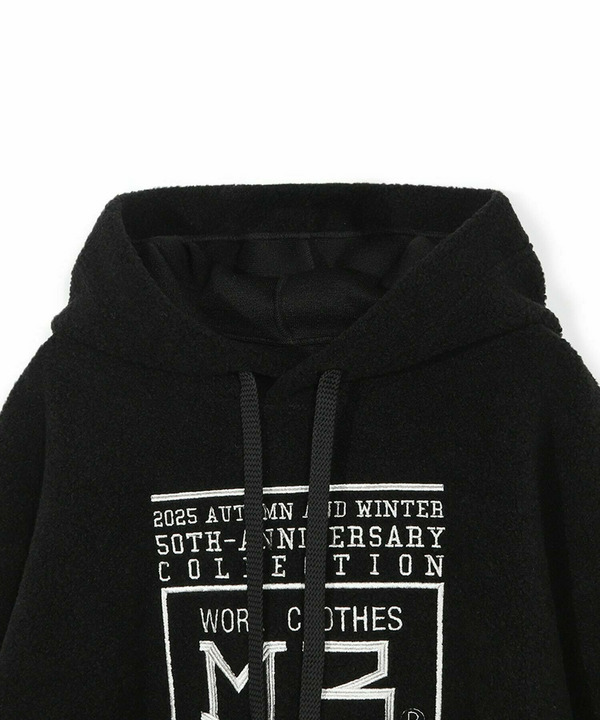 【50th Anniv . 菊池武夫】WOOL BOA HOODIE 詳細画像 12