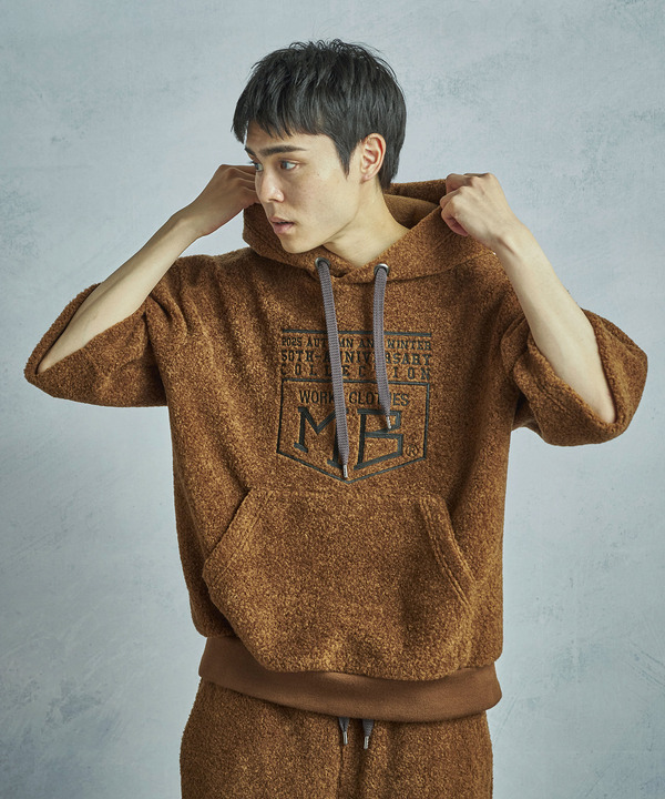 【50th Anniv . 菊池武夫】WOOL BOA HOODIE 詳細画像 17