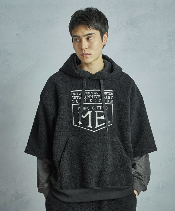 【50th Anniv . 菊池武夫】WOOL BOA HOODIE 詳細画像 18