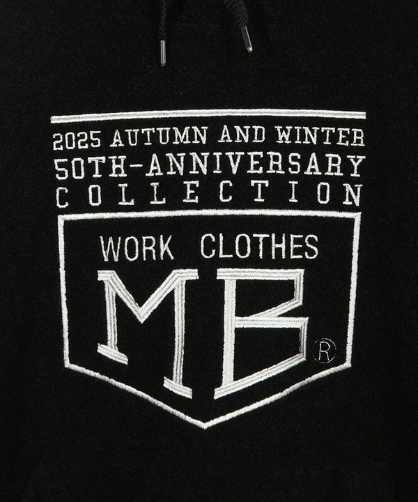 【50th Anniv . 菊池武夫】WOOL BOA HOODIE 詳細画像 3