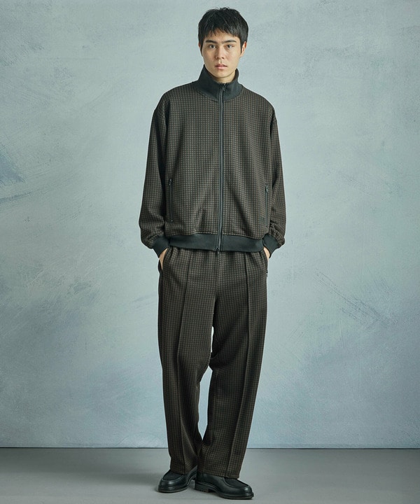 【50th Anniv . 中田 慎介】 SUEDE LIKE/HOUND’S TOOTH TRACK JACKET 詳細画像 15