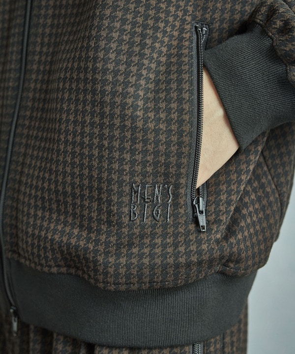 【50th Anniv . 中田 慎介】 SUEDE LIKE/HOUND’S TOOTH TRACK JACKET 詳細画像 17