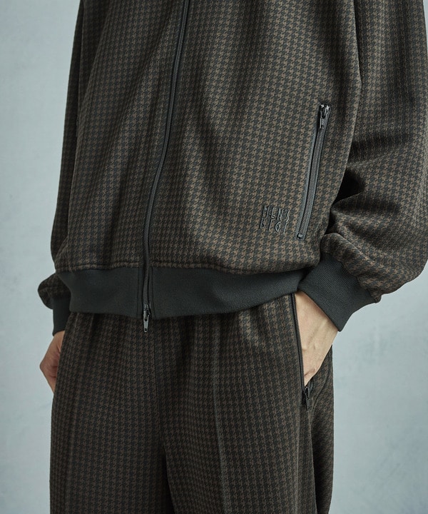 【50th Anniv . 中田 慎介】 SUEDE LIKE/HOUND’S TOOTH TRACK JACKET 詳細画像 19