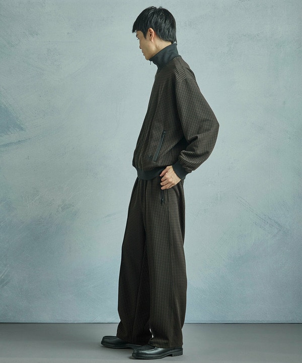 【50th Anniv . 中田 慎介】 SUEDE LIKE/HOUND’S TOOTH TRACK JACKET 詳細画像 22