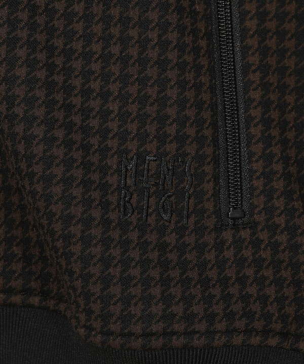 【50th Anniv . 中田 慎介】 SUEDE LIKE/HOUND’S TOOTH TRACK JACKET 詳細画像 6