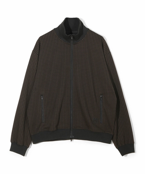 【50th Anniv . 中田 慎介】 SUEDE LIKE/HOUND’S TOOTH TRACK JACKET 詳細画像 ブラウン 1