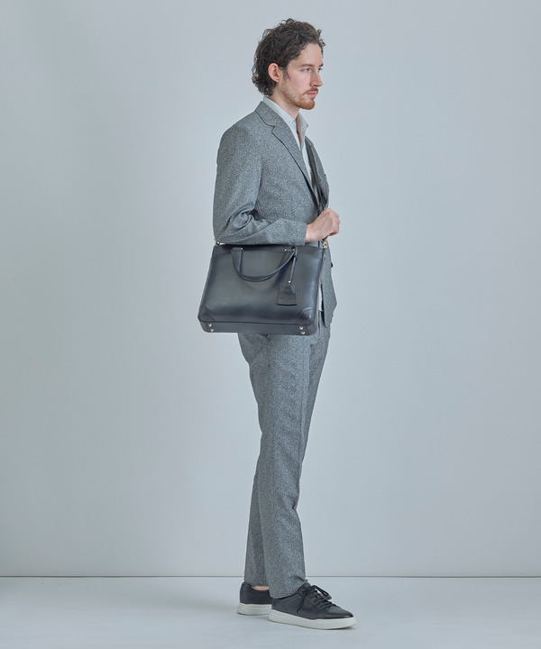 【SEEKER/シーカー】別注 ムラレザー2WAYブリーフケース 詳細画像 6